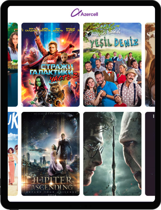 Large catalog of movies and TV series